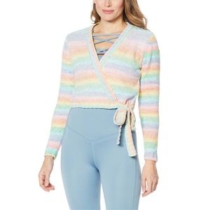 WVVY Rainbow Wrap Sweater